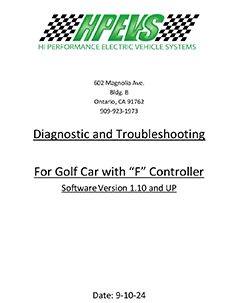 /diagnostic HPEVS golf car